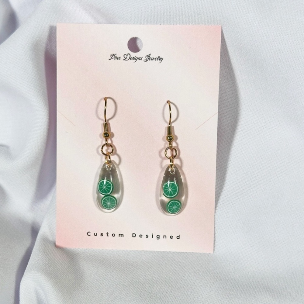 💚18K Gold Fruit Earrings💚